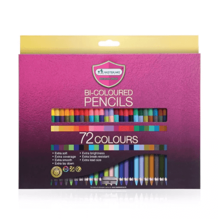 สีไม้สองหัว Master art 72 สี_0